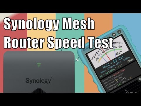 Synology Mesh Speed and Coverage Speed Test