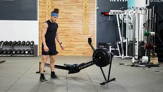 Hand Release Burpee over Rower