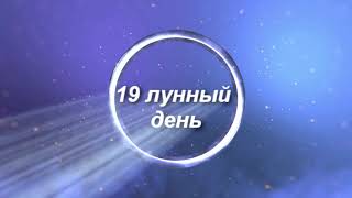 19 лунные сутки