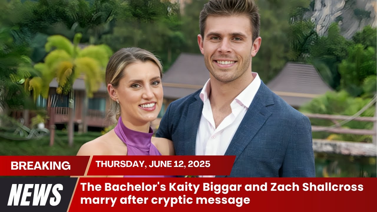 The Bachelor's Kaity Biggar and Zach Shallcross marry after cryptic message