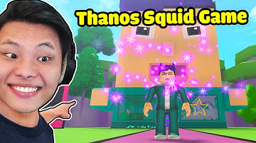 [ROBLOX] JAYGRAY NHÀ AN TOÀN THANOS TÓC TÍM SQUID GAME🍇🦑🌈100 NGÀY NÂNG CẤP CĂN CỨ TRÒ CHƠI CON MỰC