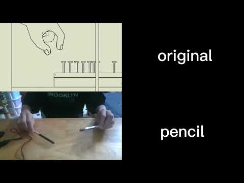 Rhythm Hell but with pencils