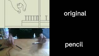 Rhythm Hell but with pencils