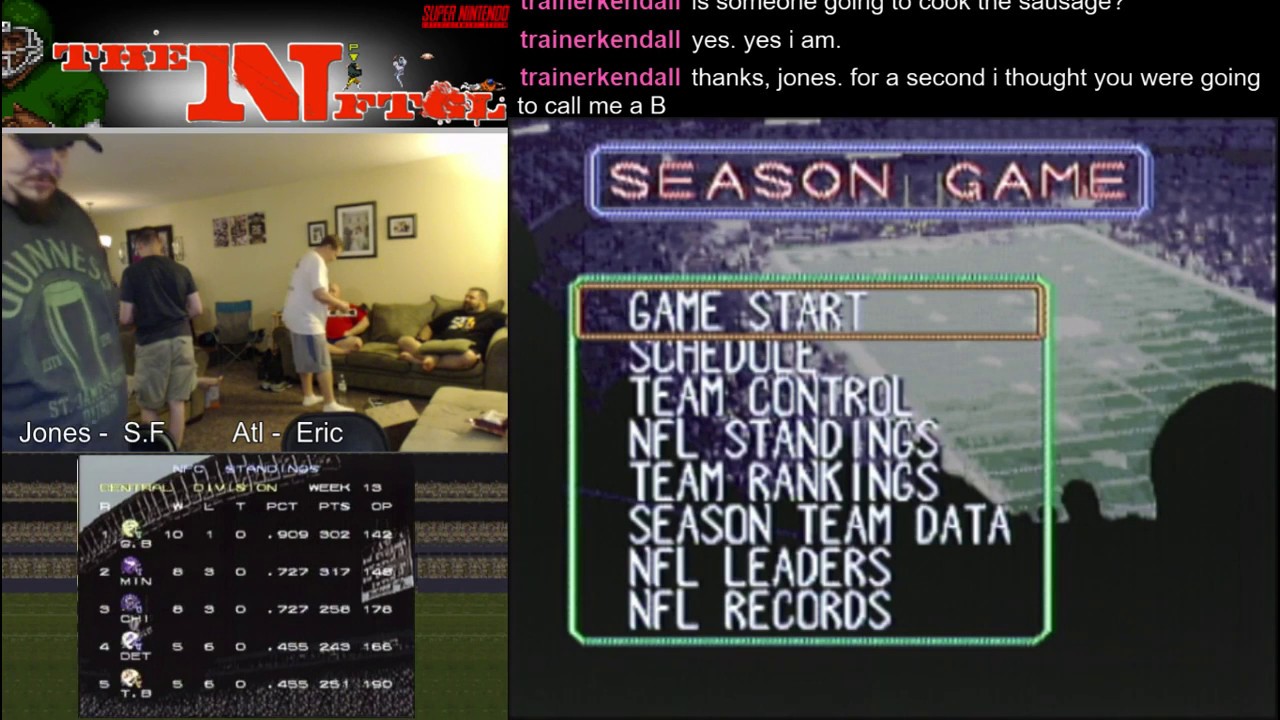 NFTGL 20 Episode 51 Tampa Bay Buccaneers vs Detroit Lions Tecmo Super Bowl III 1995