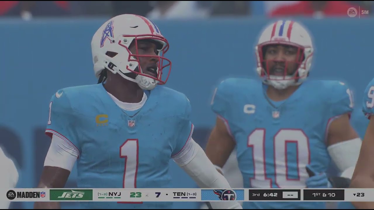 Madden NFL 26- NY Jets Wk 2 3rd quarter