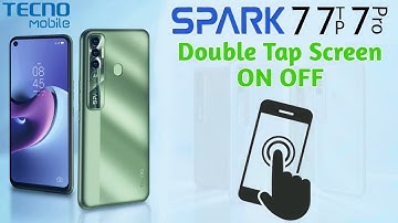 Tecno Spark 7 Double Tap Setting | Tecno Spark 7 Pro Double Tap Setting