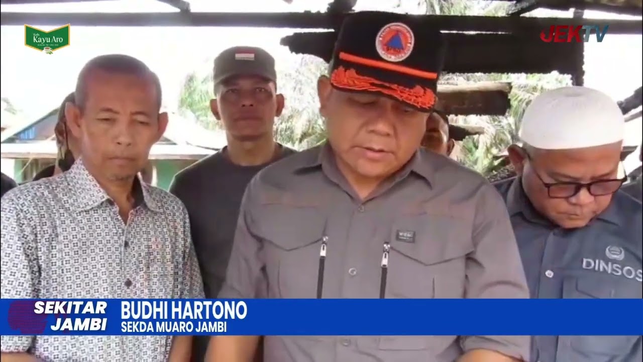 RUMAH NENEK 80 TAHUN LUDES TERBAKAR, PEMKAB MUARO JAMBI SALURKAN BANTUAN