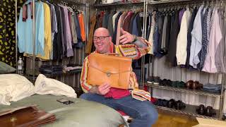 Unboxing Vintage Goyard, Valextra, Paul Smith and Fendi Briefcases