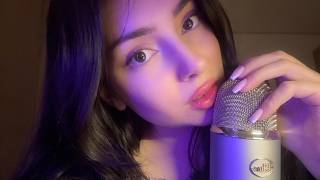 ASMR Close Up | Insane Mouth Sounds + Slow Mic Scratching for Deep Sleep