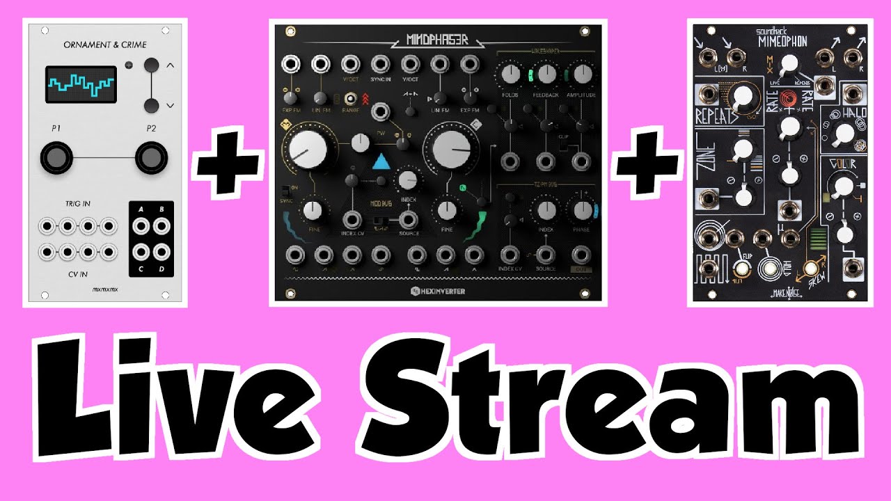 Live Stream: Modular Psytrance Sounds