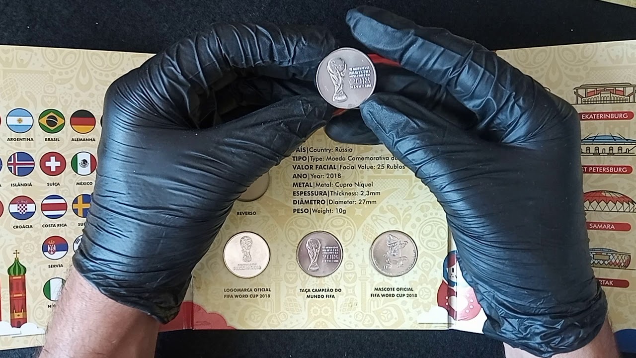 ALBUM MOEDAS COMEMORATIVAS COPA RÚSSIA 2018
