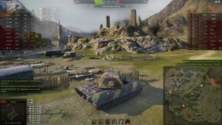 world of tanks рак на Е100 и КВ5
