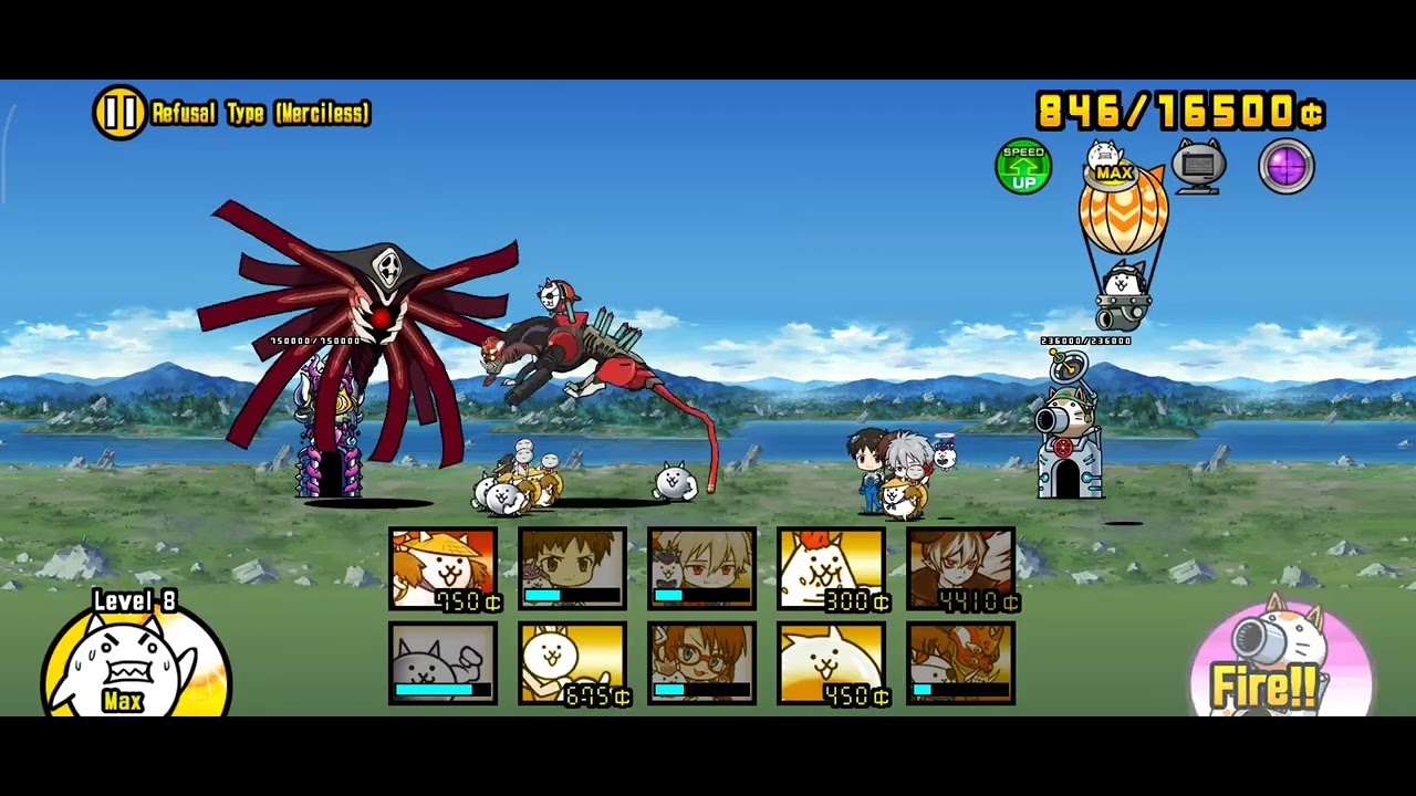 The 10th Angel Strikes! : Refusal Type (Merciless) (3 Stars) Battle Cats 