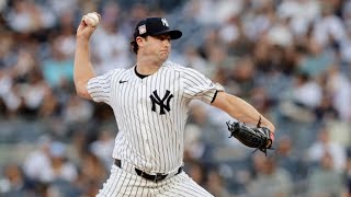 Gerrit Cole strikes out 8 Rays in 6 innings of work on 7/19/24