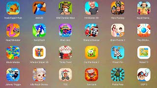 Roblox,Fishdom,Hole.io,Mechangelion,Angry Birds Friends,Candy Crush Saga,Clash of Clans,Tank Stars. screenshot 5