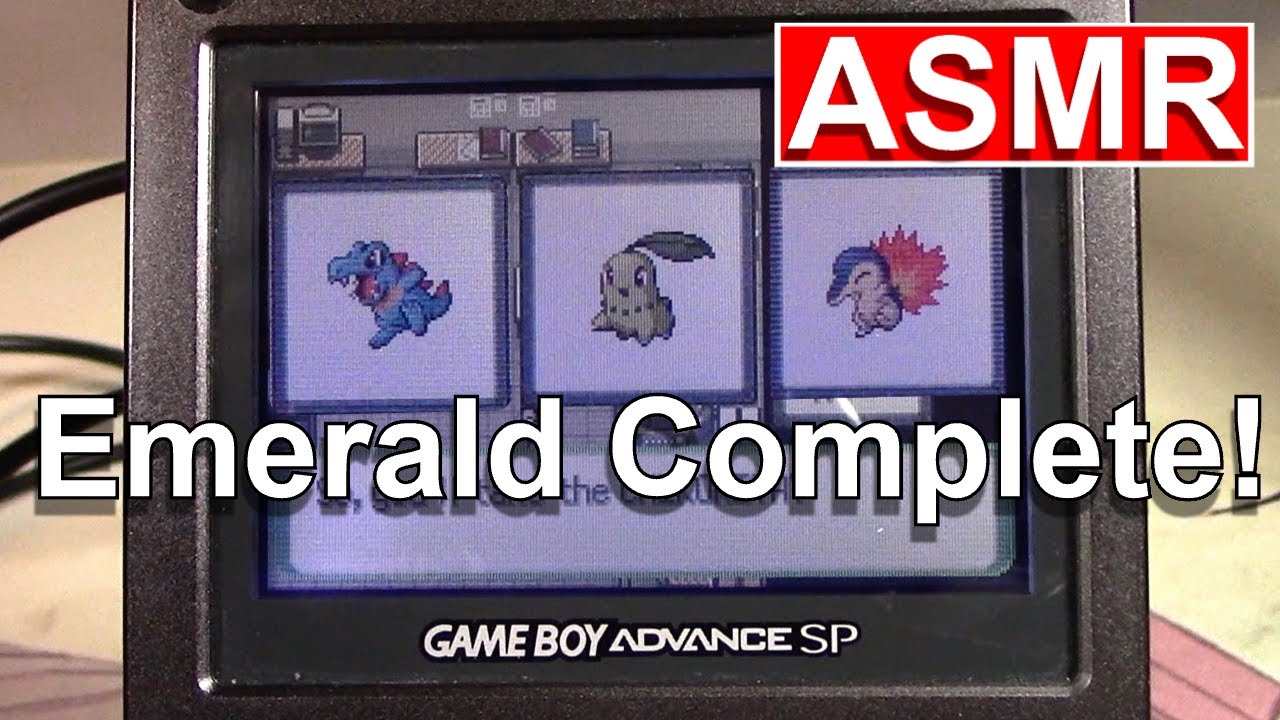 [ASMR] Emerald Pokedex DONE We Pick a Johto Starter Twitch Nude