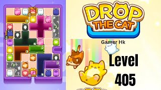 Drop The Cat Level 405 Walkthrough Solution 