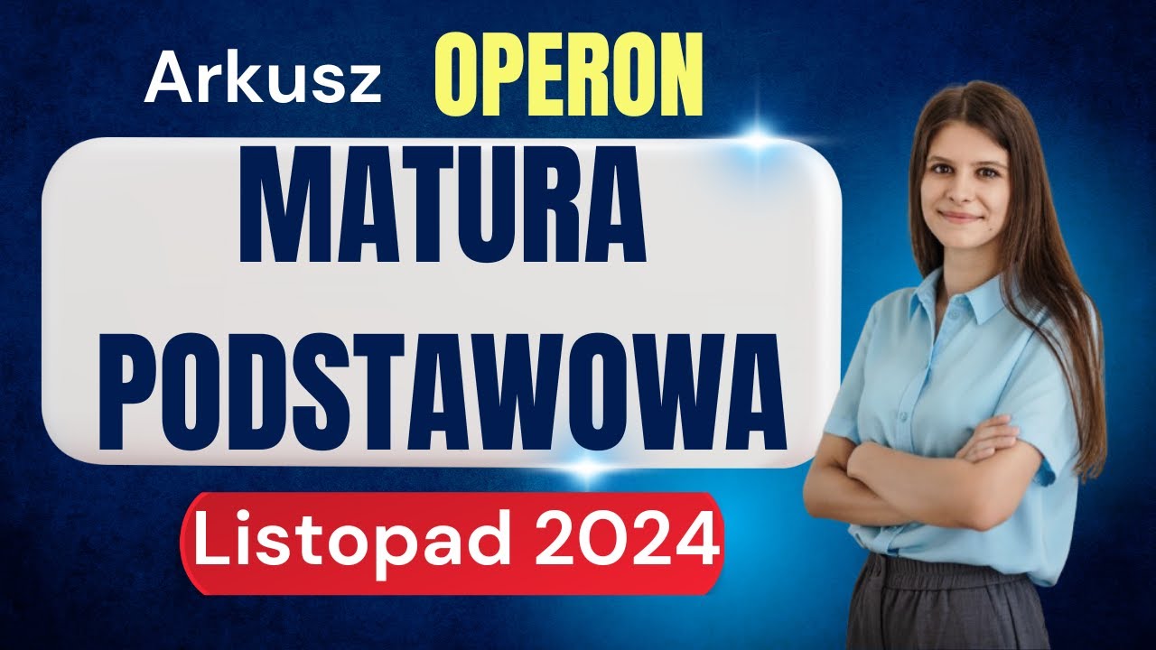 ️ OPERON listopad 2024 ️ próbna matura z matematyki 🔥 poziom podstawowy