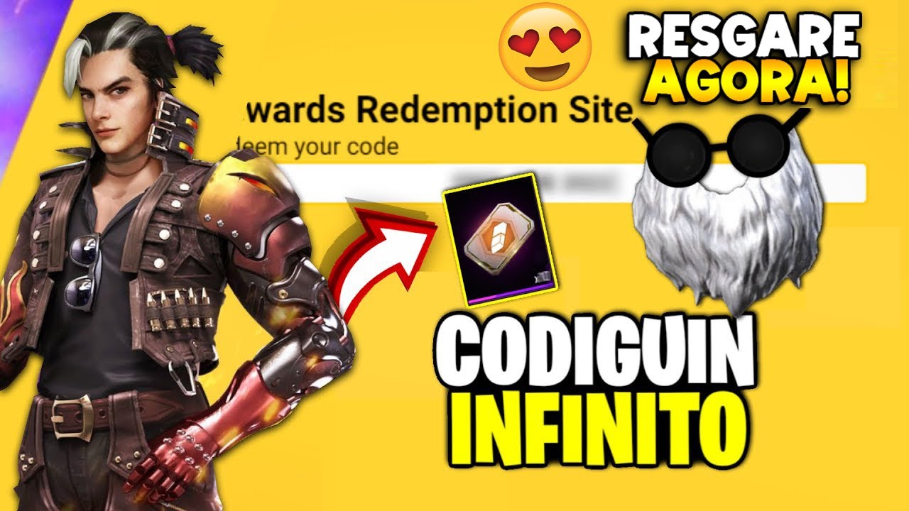 RESGATE AGORA CÓDIGUIN DO TROCA NICK GRÁTIS, CÓDIGUIN INFINITO DO TROCA NICK NO FREE FIRE