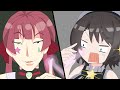 【VTuber手書き】バンジーガムでスバルにトラウマを植え付ける宝鐘マリン【大空スバル/猫又おかゆ/ホロライブ切り抜き】