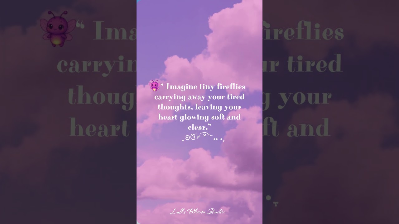 ✨ Fireflies of Peace | Gentle Bedtime Affirmation 🌙💜