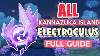 How to: GET ALL ELECTROCULUS COMPLETE GUIDE FULL TUTORIAL | Kannazuka Island | Genshin Impact