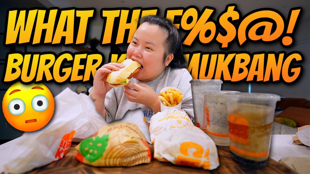 Burger King Mukbang (Whopper + Fiery Big Fish + Chicken Fries + Cheesy Tots + More) 먹방 Eating Show!