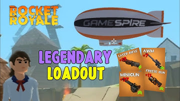 Rocket Royale LEGENDARY LOADOUT FROM BLIMP EVENT - Android gameplay #58