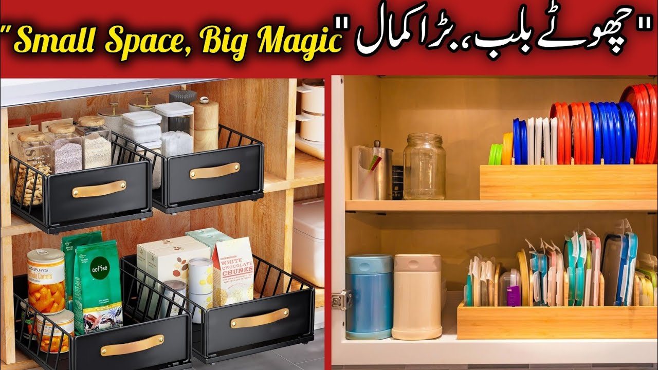 "DIY Old Bulb Organizer Idea 🪄 | Small Kitchen Organization & Storage Hacks | Reuse & Recycle"