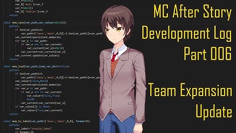 MCAS (MC After Story) devlog 006: Team Expansion Update