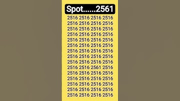 How fast did you track to Find 2561 #brainchallenge #iqtes #easybrain #brainbox