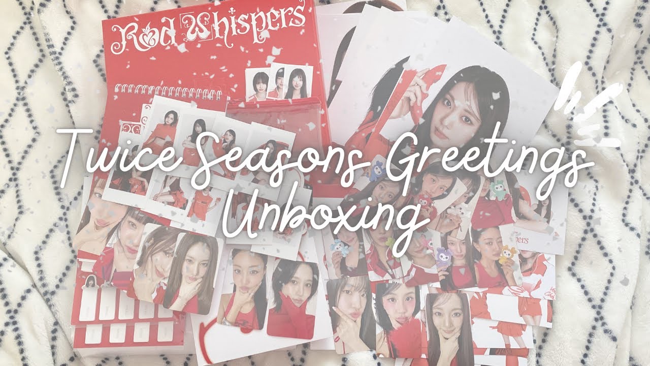 unboxing twice's 2026 seasons greetings !