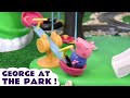 Peppa Pig Full Episode George Accident at the Playground - A fun kids story