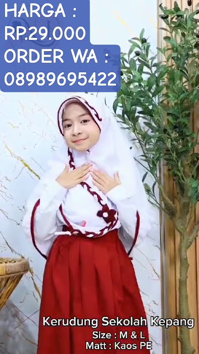 JILBAB SEKOLAH KEPANG.HARGA RP.29.000.ORDER WA = 08989695422.SHOPEE / TIKTOK =NTWON_STORE