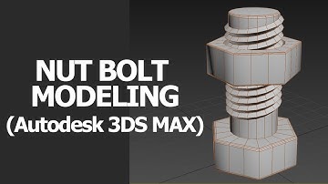 Nut Bolt Modeling in 3DS Max