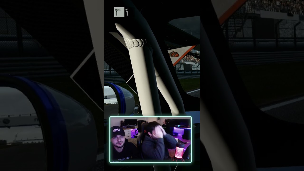 My first time trying a racing sim, and it shows...