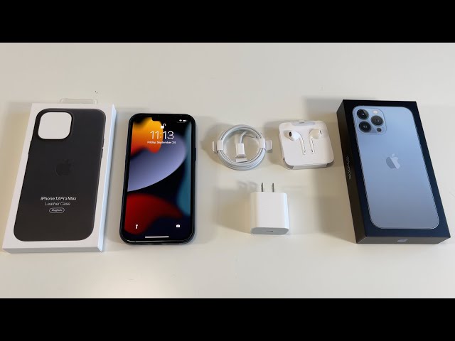 iPhone 13 Pro Max Unboxing: Sierra Blue! 