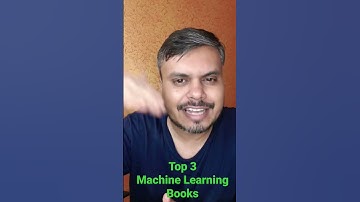 Top 3 books for Machine Learning