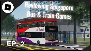 Reviewing SG Bus & Train Games in Roblox | EP. 2 screenshot 5