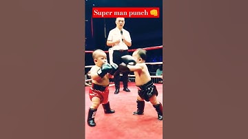 Thumbnail of Superb Boxing Match with Cute Baby 😍❤️😍❤️ #wrestling #boxing #cute #ytshorts #attitude #baby #fun