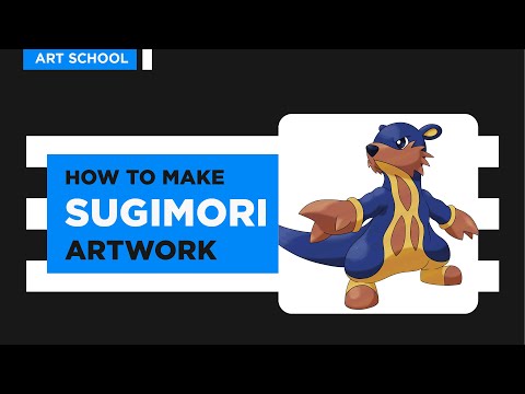 How to draw Sugimori artwork ft DarkandWindie