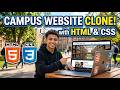 Campus Website Clone Project | with HTML &amp; CSS