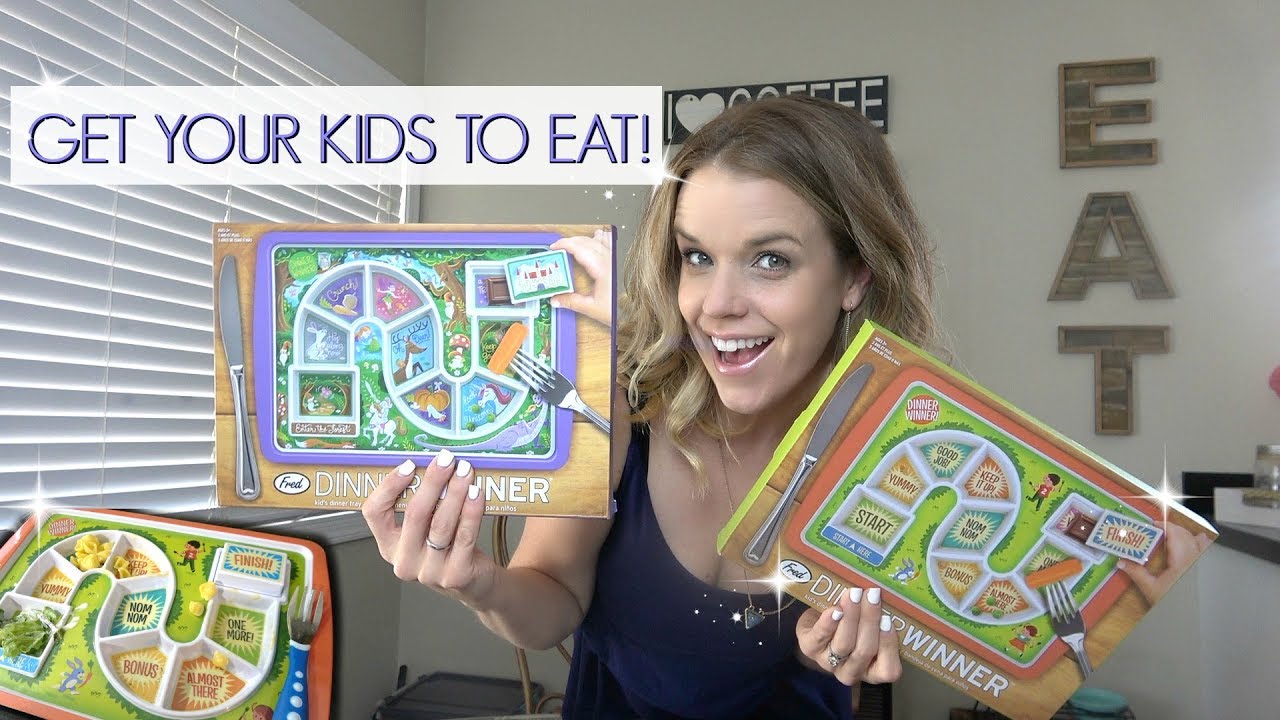 HOW TO GET PICKY EATERS TO EAT | DINNER WINNER PLATE REVIEW - YouTube