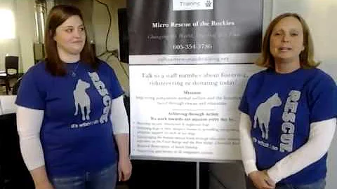 Ashlea King, left, and Jennifer Weller talk about ...