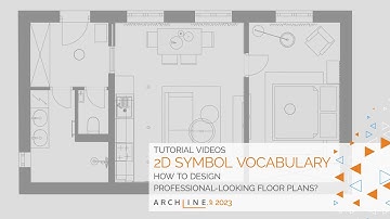 How to design professional-looking floor plans? - ARCHLine.XP 2023 Tutorial videos