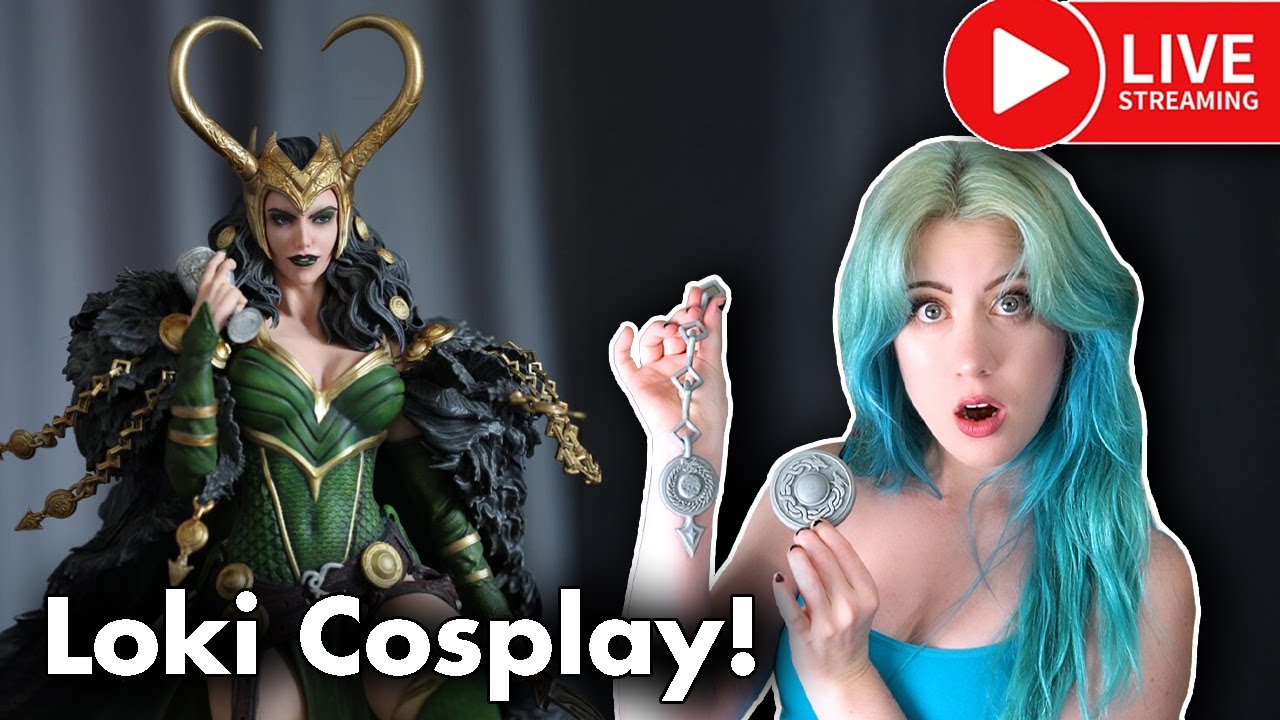 Loki Cosplay- Marvel (Episode 2) Live Crafting Stream