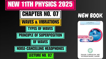 Principle of Superposition | Noise-Cancelling Headphones | Chapter 07 | New 11th Physics 2025
