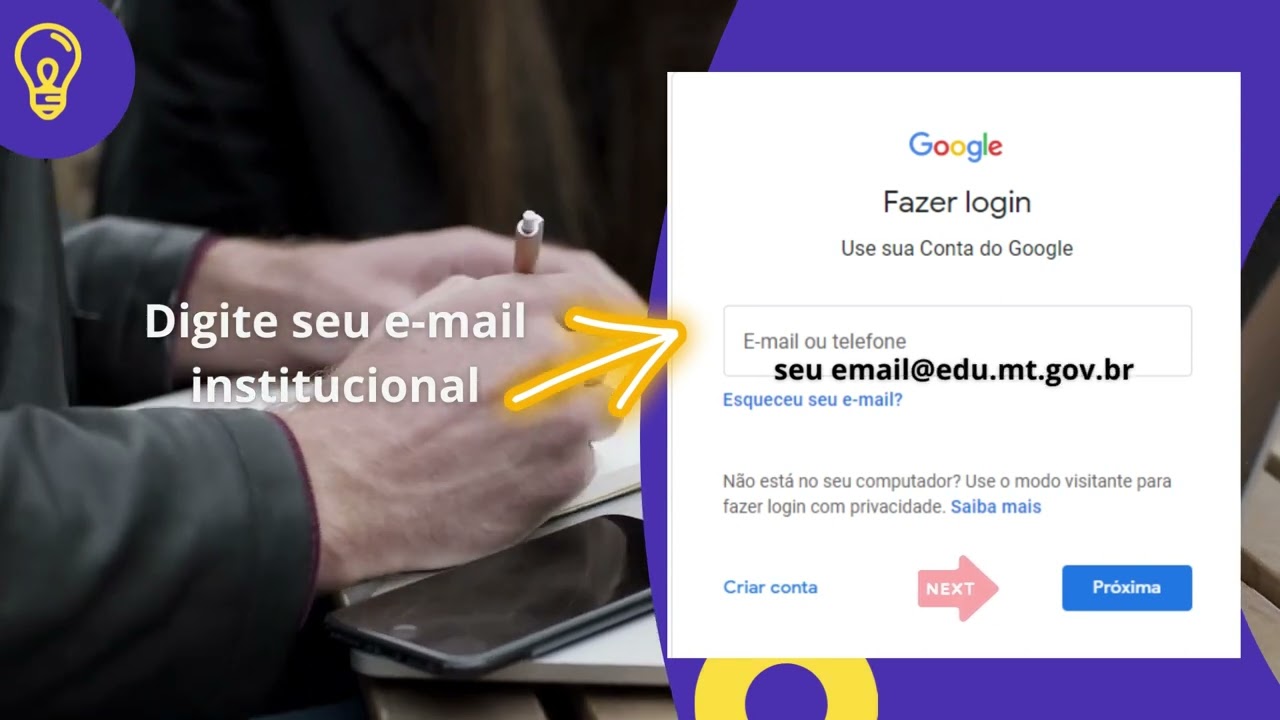 Como fazer o primeiro acesso ao e-mail institucional Seduc/MT - YouTube