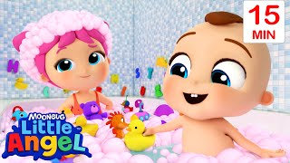 My Sister Is The Best Siblings Bath Song Little Angel Kids Songs Nursery Rhymes