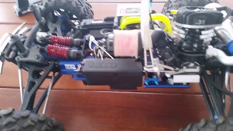 first gas powered Revo 3.3 with a 1/8 scale Big Block Dynamite .31 engine in the world